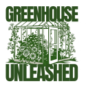 A greenhouse with the words Greenouse on top and Unleashed at the bottom.
